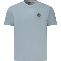 Napapijri S-Badge Ανδρικό Αθλητικό T-Shirt Γαλάζιο NP0A4I3N-G1Y
