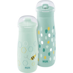 Nuk Mini-Me Flip Παγουράκι Mint 450ml + Mini-Me Sip Bee Mint 300ml