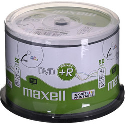 Maxell 275702.40.TW Εγγράψιμα DVD+R 16x Printable 4.7GB Cake Box 50τμχ
