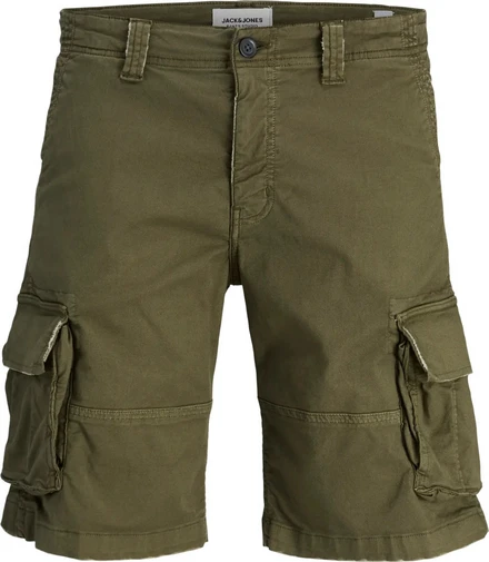 JACK&JONES BERMUDA CARGO MISTO LINO PER UOMO E RAGAZZO TAGLIE FORTI