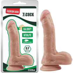 Chisa Novelties Fashion Dude 7.9" Ρεαλιστικό Dildo με Βεντούζα & Όρχεις 22.5cm Flesh