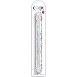 Pipedream King Cock 18" Διπλό Dildo 45.7cm Clear