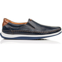 Boxer Ανδρικά Μοκασίνια Loafers Δερμάτινα Navy Μπλε24000-15-016