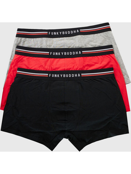 Funky Buddha Ανδρικά Μποξεράκια Σετ 3Pack FBM011-090-10