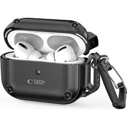 Tech-Protect Rough Hook Θήκη Σιλικόνης με Γάντζο για Apple AirPods Pro 1 / 2 Μαύρη