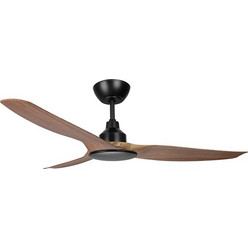 Life Skiron 221-0450 Ανεμιστήρας Οροφής 132cm 31W με Τηλεχειριστήριο Μαύρος Καφέ