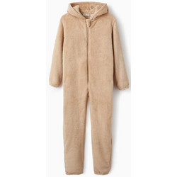 Zippy Παιδική Ολόσωμη Πιτζάμα Fleece Χειμωνιάτικη Μπεζ 31555771005