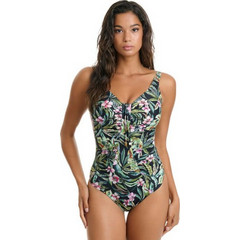 ERKA MARE Ολόσωμο Μαγιό Floral Μαύρο Πράσινο 2550917