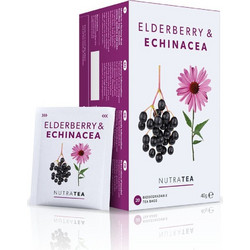 NutraTea Elderberry Tea & Echinacea 20 Φακελάκια