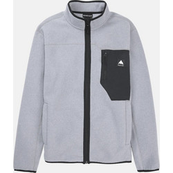 Burton Ανδρική Ζακέτα Fleece με Φερμουάρ Γκρι 23837100-020
