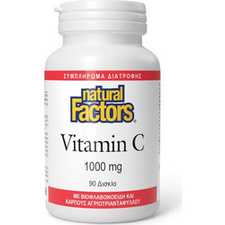 Natural Factors Vitamin C 1000mg 90 Ταμπλέτες