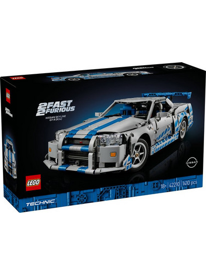 Lego Technic 2 Fast 2 Furious Nissan Skyline GT-R (R34) Car για 18+ Ετών 42210