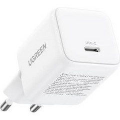 Ugreen X512 Φορτιστής χωρίς Καλώδιο με Θύρα USB-C 20W Quick Charge 4.0+ & Power Delivery White