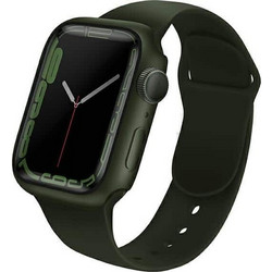 Uniq Legion Πλαστική Θήκη Tempered Glass για Apple Watch 7 / 8 / 9 45mm Κυπαρισσί