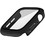 Uniq Nautic Πλαστική Θήκη Tempered Glass για Apple Watch 7 / 8 / 9 45mm Μαύρη
