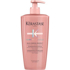 Kerastase Chroma Absolu Refillable Bain Chroma Respect Σαμπουάν για Προστασία Χρώματος & Επανόρθωση για Λεπτά & Βαμμένα Μαλλιά 500ml