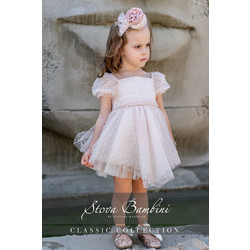 Stova Bambini Βαπτιστικό Φόρεμα 2τμχ SS25-G30