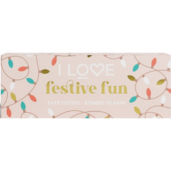 I Love Special Moments Festive Fun Bath Bombs 3x150gr
