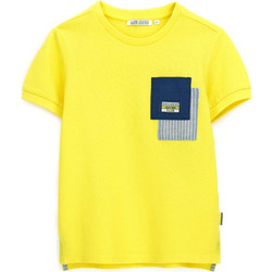 Original Marines Παιδικό T-Shirt Κοντομάνικο Κίτρινο Navy Μπλε DFP2091CM 130647TCX