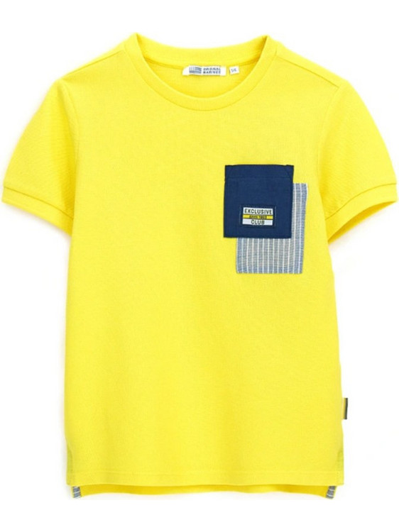 Original Marines Παιδικό T-Shirt Κοντομάνικο Κίτρινο Navy Μπλε DFP2091CM 130647TCX