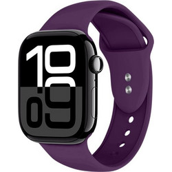 Crong Liquid Λουράκι Σιλικόνης Plum (Apple Watch 38 / 40 / 41 / 42mm)