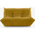 Nextdeco Togo Alcantara Διθέσιος Καναπές Κίτρινος 102x132x70cm 11019-01
