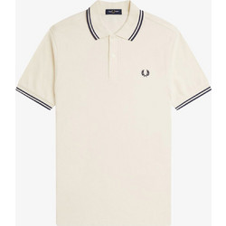 Fred Perry Ανδρική Μπλούζα Polo Κοντομάνικη Μπεζ M3600-Y24