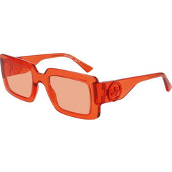 Longchamp LO743S 23842 Γυναικεία Γυαλιά Ηλίου Τετράγωνα Κοκάλινα Πορτοκαλί με Πορτοκαλί Φακό