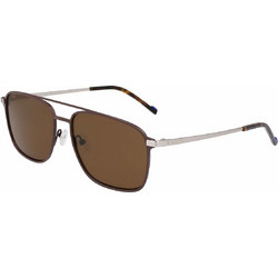 Zeiss ZS22116SP 047 Ανδρικά Γυαλιά Ηλίου Aviator Μεταλλικά Ασημί με Καφέ Φακό