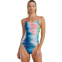 TYR Durafast Elite Αθλητικό Ολόσωμο Μαγιό Πετρόλ Τιρκουάζ P04071186