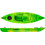 SCK Picco Πλαστικό Kayak 1 Ατόμου Πράσινο Κίτρινο 0201-28052