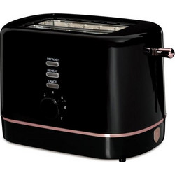 Berlinger Haus Μαύρη Rose BH-9569 Φρυγανιέρα 2 Θέσεων 850W