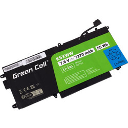 Green Cell K5XWW Συμβατή Μπαταρία Laptop για Dell Latitude 7390 2-in-1/5289/7389/12 5285/5289/725KY 7270mAh