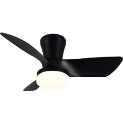 Reality Randers R64412132 Ανεμιστήρας Οροφής 76cm 20W με Φως Μαύρος