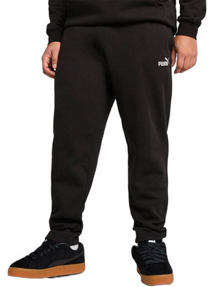 Puma Ανδρικό Παντελόνι Φόρμας Fleece Μαύρο 682610-01