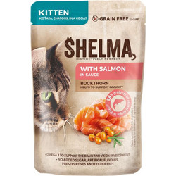 Shelma Kitten Grain Free with Salmon & Buckthorn in Gravy 85gr