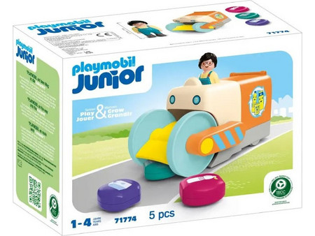 Playmobil Junior Απορριμματοφόρο Όχημα για 1-4 Ετών 71774