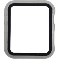 Naxius Πλαστική Θήκη Tempered Glass για Apple Watch 1 / 2 / 3 38mm Διαφανής