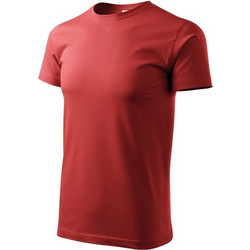Malfini Basic Ανδρικό Αθλητικό T-Shirt Μπορντό MLI-12913
