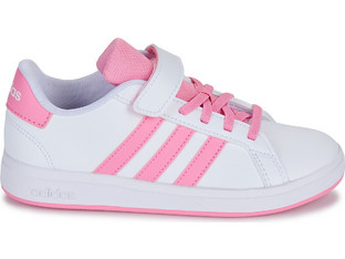 Adidas Grand Court 2.0 Παιδικά Sneakers Διαφανή Ροζ JQ8002