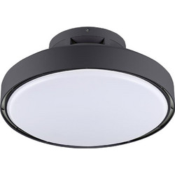 It-Lighting Teton 101001010 Ανεμιστήρας Οροφής 45cm 18W με Φως & Τηλεχειριστήριο Μαύρος
