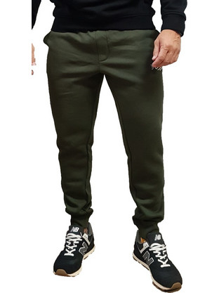 Jack & Jones Ανδρικό Παντελόνι Φόρμας με Λάστιχο Χακί 12279104