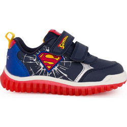 Geox Lightyloo Παιδικά Sneakers με Φωτάκια Navy Μπλε Κόκκινα B565ZB000BCC4226