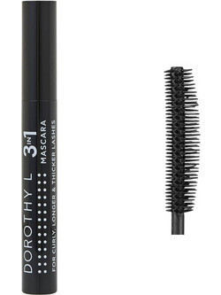Dorothy L 3 in 1 Black Mascara για Καμπύλη 11ml