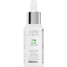 Apis Natural Cosmetics Acne-Stop Professional Ενυδατικό Serum Προσώπου για Ακμή με Αλόη & Πράσινο Τσάι 30ml