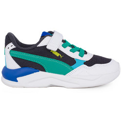 Puma X-Ray Speed Παιδικά Sneakers Λευκά Βεραμάν Royal Blue 385526-26