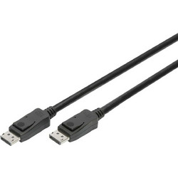 Digitus Καλώδιο DisplayPort 1.4 to DisplayPort Male 3m Black AK-340106-030-S