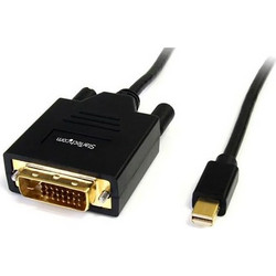 StarTech Καλώδιο Mini DisplayPort 1.2 to DVI Male 1.8m Black MDP2DVIMM6