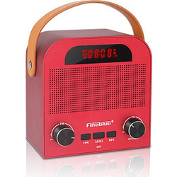 Fineblue FM-888 Ηχείο Bluetooth 20W με Ραδιόφωνο Κόκκινο