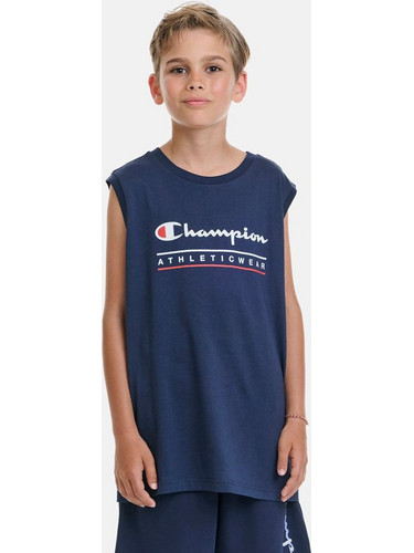 Champion Παιδικό T-Shirt Αμάνικο Navy Μπλε 306990-BS501